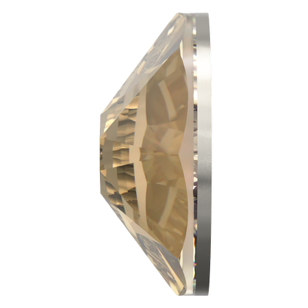 Swarovski 2088 XIRIUS Rose Flat Back Crystal Golden Shadow SS40