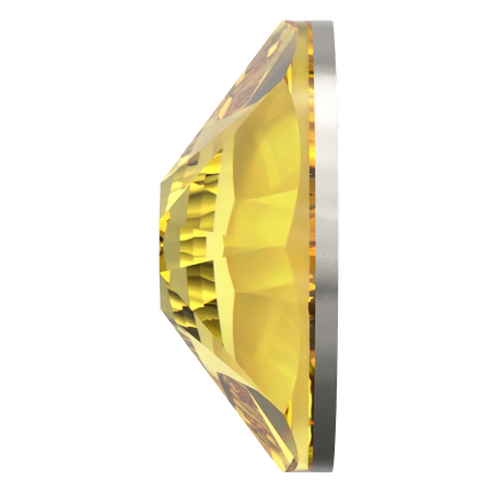 Swarovski 2088 XIRIUS Rose Flat Back Light Topaz SS40
