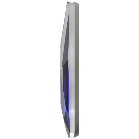 Dreamtime Crystal DC 2304 Raindrop Flat Back Crystal Bermuda Blue 6x1.7mm