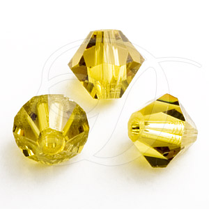 Swarovski 5328 Bicone Bead Lime 5mm
