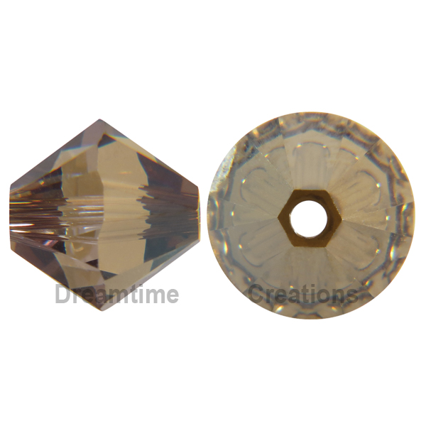 Swarovski 5328 Bicone Bead Crystal Bronze Shade 5mm