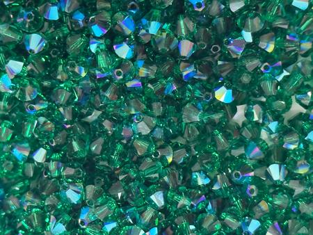 Dreamtime Crystal DC 5328 Bicone Bead Majestic Green Shimmer 4mm