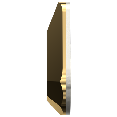 Dreamtime Crystal 2300 Pear Shape Hotfix Crystal Aurum 8x4.8mm