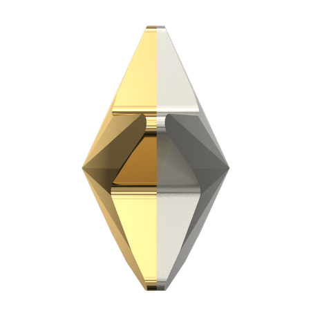 Dreamtime Crystal DC 4745 Star Fancy Stone Crystal Aurum 10mm