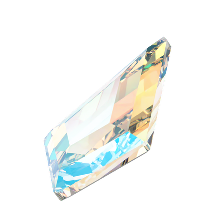Dreamtime Crystal DC 2771 Kite Flat Back Crystal Shimmer 8.6x5.6mm