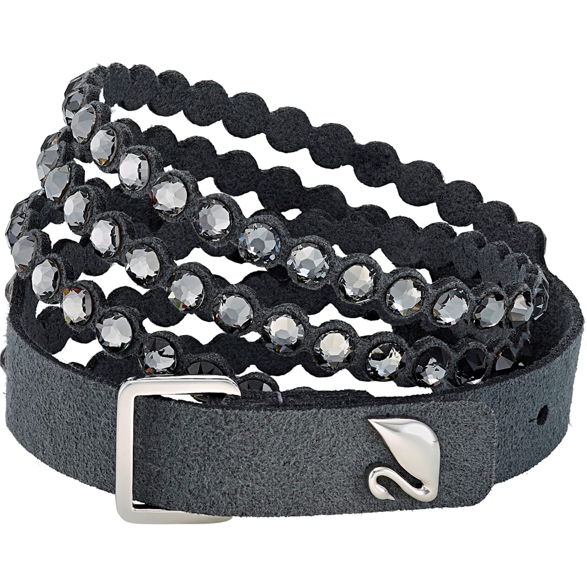 Swarovski Collection Power Bracelet, Dark Gray