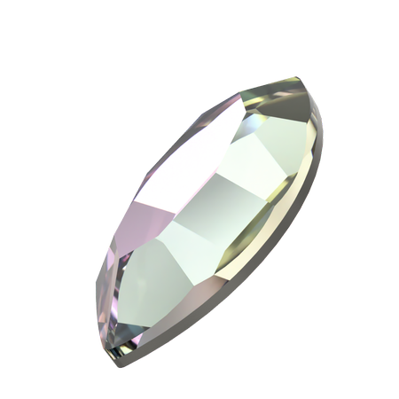 Dreamtime Crystal DC 2200 Navette Flat Back Crystal Vitrail Light 8x4mm