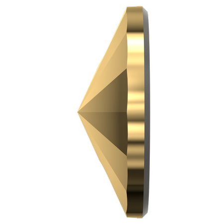 Swarovski 3200 Rivoli Sew-on Crystal Aurum 10mm