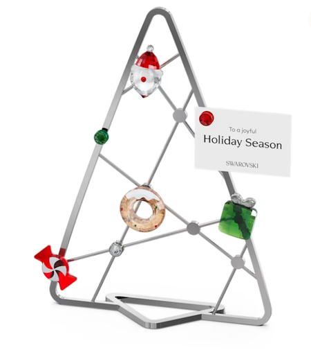 Swarovski Collections Holiday Cheers Tree With Magnets, Set of 7