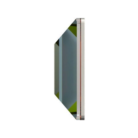 Dreamtime Crystal DC 2400 Square Flat Back Crystal Vitrail Medium 3mm