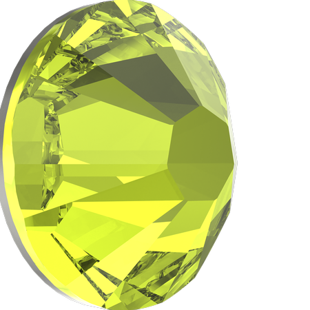 Swarovski 2058 XILION Rose Flat Back Citrus Green SS9