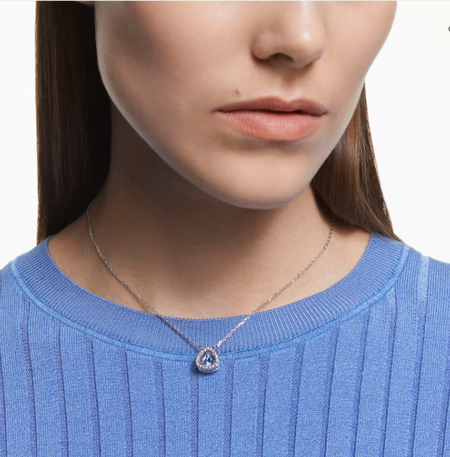 Swarovski Collections Millenia necklace Blue, Rhodium plated