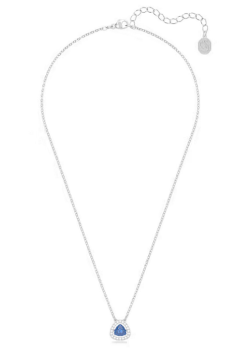 Swarovski Collections Millenia necklace Blue, Rhodium plated