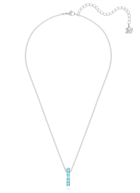 Swarovski Collections Exalta pendantBlue, Rhodium plated