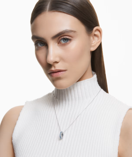Swarovski Collections Exalta pendantBlue, Rhodium plated