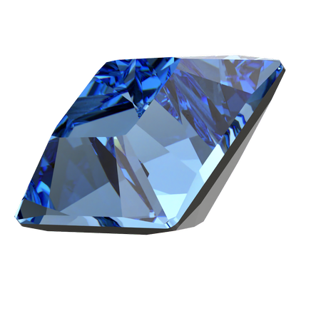 Swarovski 4428 Square Fancy Stone ReCreated ReCreated Ice Blue 4mm