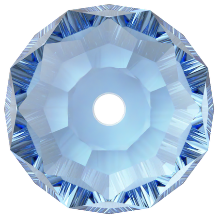 Swarovski 5040 Briolette Bead ReCreated Ice Blue 8mm