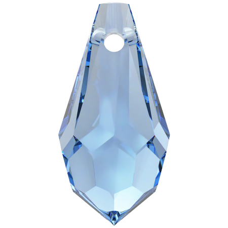 Swarovski 6000 Teardrop Pendant ReCreated Ice Blue 11x5.5mm