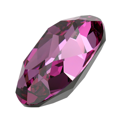 Swarovski 4120 Oval Fancy Stone Dark Rose 8x6mm