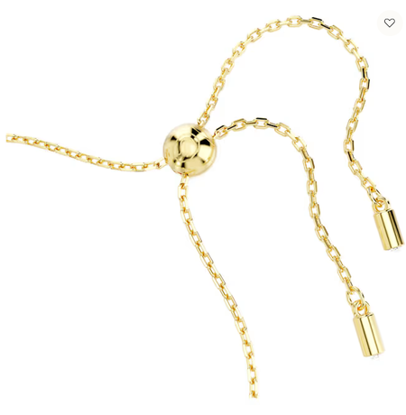 Swarovski Collection Symbolica bracelet Clover, evil eye and horseshoe, Blue, Gold-tone plated