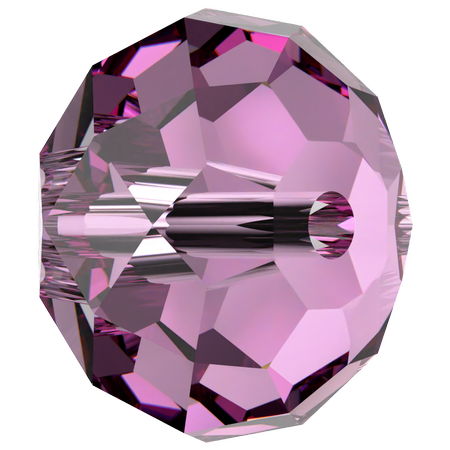 Swarovski 5040 Briolette Bead Dark Rose 6mm