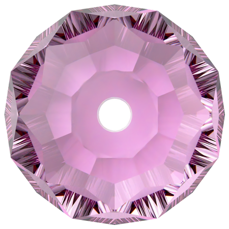 Swarovski 5040 Briolette Bead Dark Rose 6mm