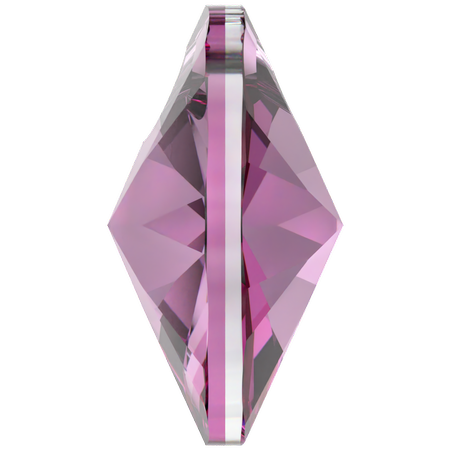 Swarovski 6428 Xilion Rivoli Pendant Dark Rose 6mm