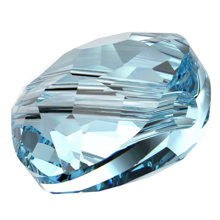 Swarovski 5034 Fantasy Round Bead Aqua 8mm