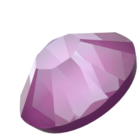 Swarovski 2038 XILION Rose Hotfix Crystal Orchid Ignite SS6