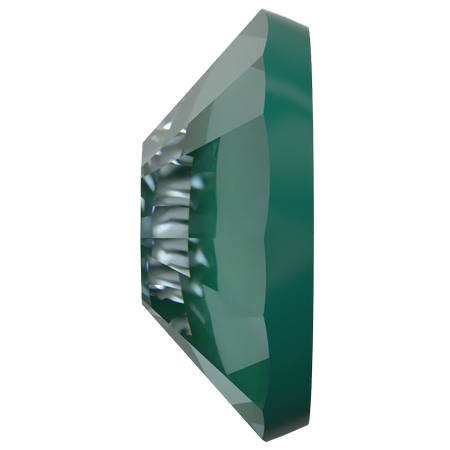 Swarovski 2038 XILION Rose Hotfix Crystal Pine Green Ignite SS10