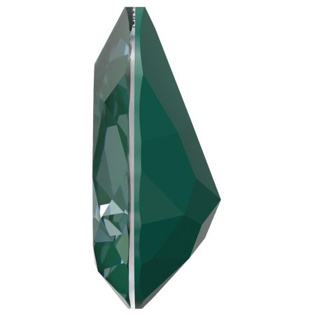 Swarovski 4320 Pear Shaped Fancy Stone Crystal Pine Green Ignite 18x13mm