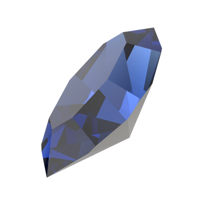 Swarovski 4228 Navette Fancy Stone ReCreated Dark Sapphire 5x2.5mm