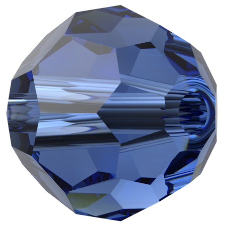 Swarovski 5000 Round Bead ReCreated Dark Sapphire 6mm