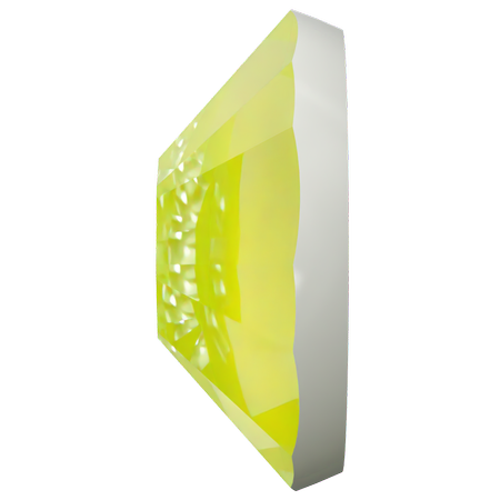 Swarovski 2038 XILION Rose Hotfix Crystal Electric Yellow Ignite SS10