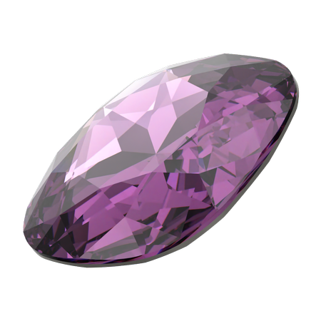 Swarovski 4487 Large Cushion Cut Square Fancy Stone 27mm Amethyst