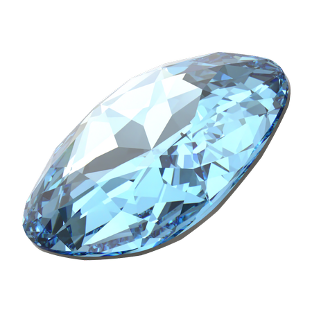 Swarovski 4487 Large Cushion Cut Square Fancy Stone 27mm Aquamarine