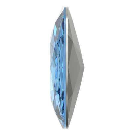 Swarovski 4487 Large Cushion Cut Square Fancy Stone 27mm Aquamarine