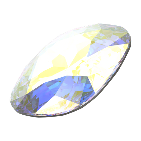 Swarovski 4487 Large Cushion Cut Square Fancy Stone 27mm Crystal AB
