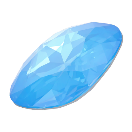 Swarovski 4487 Large Cushion Cut Square Fancy Stone 27mm Crystal Electric Blue Ignite