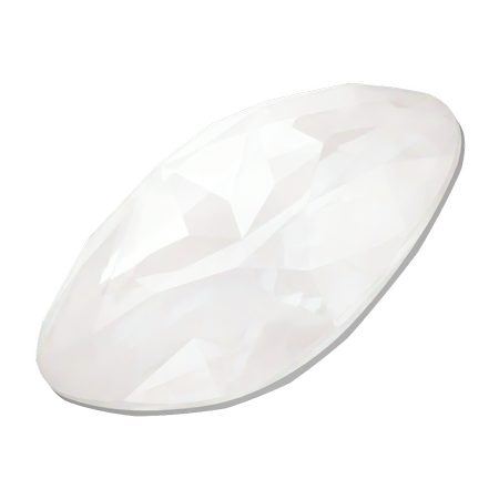 Swarovski 4487 Large Cushion Cut Square Fancy Stone 27mm Crystal Electric White Ignite