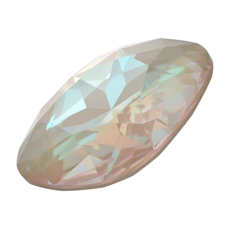 Swarovski 4487 Large Cushion Cut Square Fancy Stone 27mm Crystal Ivory Cream DeLite
