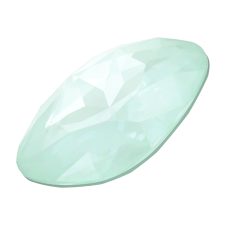 Swarovski 4487 Large Cushion Cut Square Fancy Stone 27mm Crystal Soft Mint Ignite