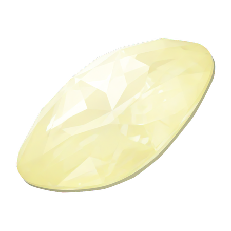 Swarovski 4487 Large Cushion Cut Square Fancy Stone 27mm Crystal Soft Yellow Ignite