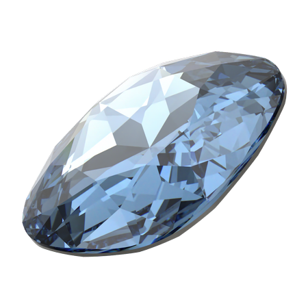 Swarovski 4487 Large Cushion Cut Square Fancy Stone 27mm Denim Blue