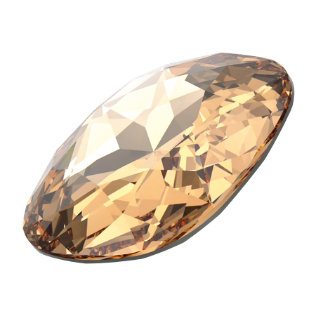 Swarovski 4487 Large Cushion Cut Square Fancy Stone 27mm Light Colorado Topaz