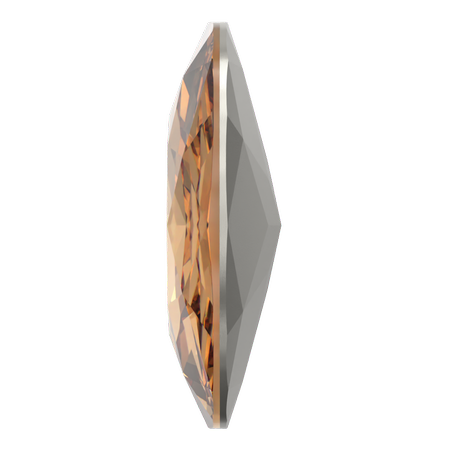 Swarovski 4487 Large Cushion Cut Square Fancy Stone 27mm Light Colorado Topaz