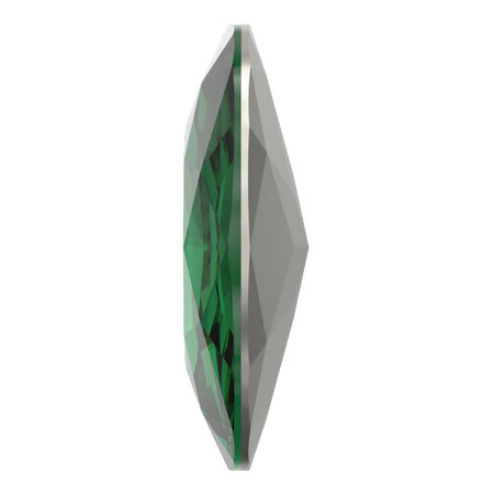 Swarovski 4487 Large Cushion Cut Square Fancy Stone 27mm Majestic Green