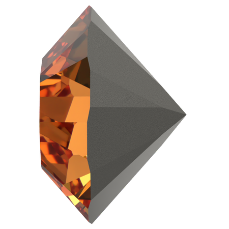 Dreamtime Crystal 1028 Chaton Dark Orange PP09