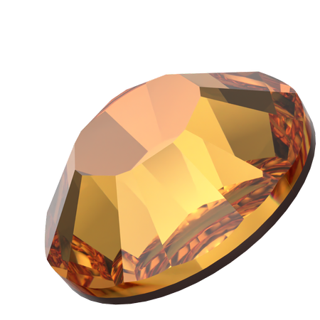 Dreamtime Crystal DC 2038 Hotfix Rhinestone Recreated Dark Orange SS6