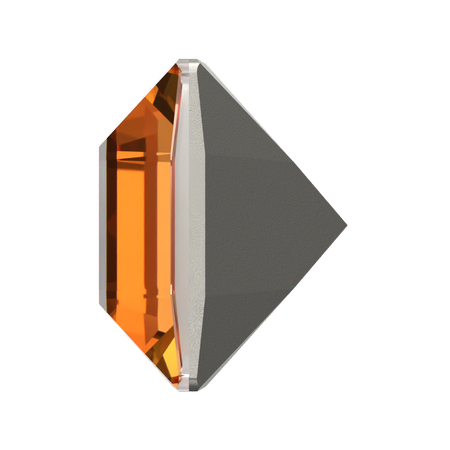 Dreamtime Crystal DC 4428 Square Fancy Stone Dark Orange 3mm